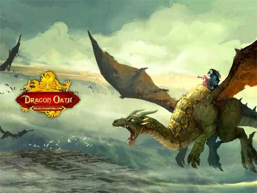 Dragon oath - screenshot + logo