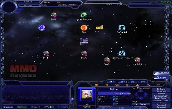 Galaxy online - screenshot