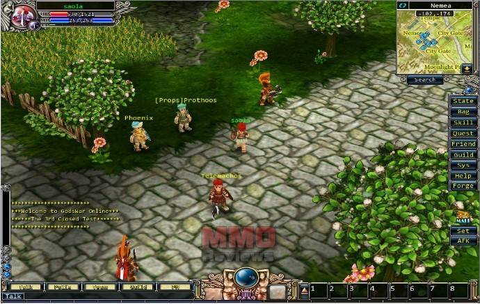 GodsWar: Best 3D MMO RPG Browser Game