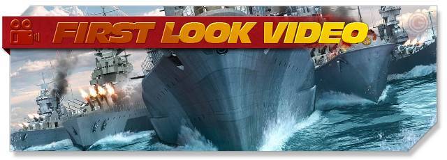 World of Warships - First Look headlogo - EN